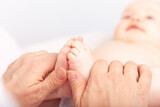 Fototapeta  - Infant Leg Development Exercise