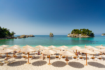 Wall Mural - Parga. Greece. Krioneri beach view	