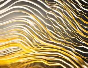 Poster - Golden waves background