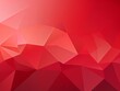 Red abstract background with low poly design, vector illustration in the style of red color palette with copy space for photo text or product, blank 