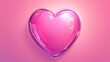Icon of a heart shaped 2d representing love