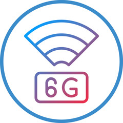 Poster - 6G Network Icon Style