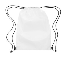 Wall Mural - One beautiful drawstring bag isolated on white
