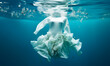 Underwater Laundry Magic: Floating Garments, Bubbles & Splashes Promote Washing Liquid Detergent - Captivating Commercial Banner Ad Style Image