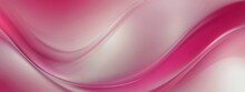 Bright Pink Smooth Blurred Wavy Abstract Elegant Background.Ai Generative