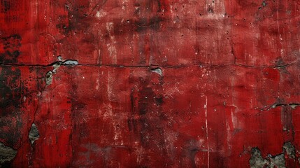 Wall Mural - Red concrete texture. Generative AI