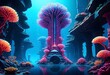 Cyberpunk a hyperrealistic 8k underwater coral cit (1)