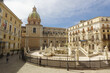 Piazza Pretoria, a square in the center of Palermo, Sicily, Italy	