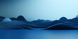 3d render, cartoon illustration of navy blue hills with water in the background, simple minimalistic style, low detail copy space for photo text or product