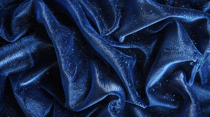 Sticker - blue velvet texture