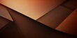Brown background with geometric shapes and shadows, creating an abstract modern design for corporate or technology-inspired designs with copy space