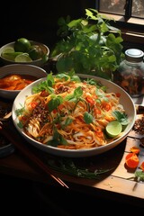 Wall Mural - thai spicy salad