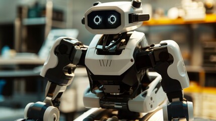 Aufkleber - Autonomous Robot in a Workshop Setting