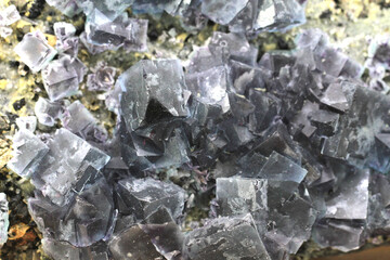 Wall Mural - fluorite mineral texture