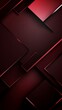 Maroon background with geometric shapes and shadows, creating an abstract modern design for corporate or technology-inspired designs with copy space