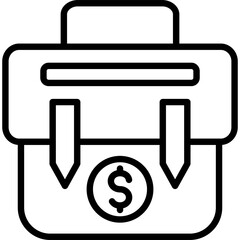 Sticker - Briefcase Icon