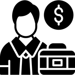 Sticker - Businessman Icon