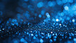 Blue Sparkling Lights Abstract Background for Elegant Designs and Festive Themes