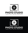 Camera Photography logo template. Vector illustration 