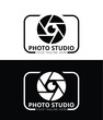 Photography studio Logo design vector inspiration