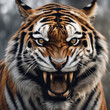 Poddenerwowany tygrys