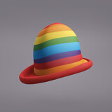 Fototapeta  - Tęczowy kapelusz