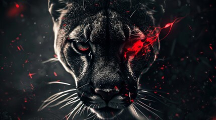 Wall Mural - Amazing puma background HD wallpaper