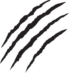 claw marks svg cut file for cricut and silhouette, eps vector, png , jpeg , zip folder