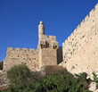 The Tower of David and  sunset
