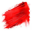 brush red color stroke isolated background png