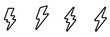 Thunderbolt and Energy Flash Iconic Vector Logo