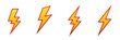 Innovative Vector Logo with Thunderbolt, Power, and Flash