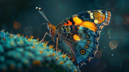 Canvas Print - Butterfly Rebirth, generative ai