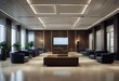business hall render 3D design interior modern