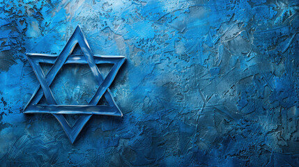 Blue Star of David Formation, Pesach celebration, Jewish Holiday, Passover sharing and celebrating 