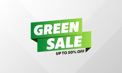 Wall Mural - green sale