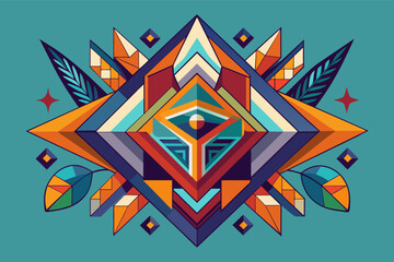 Aufkleber - Geometric and symmetrical forms