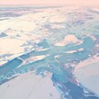 Breathtaking Satellite Imagery: The Arctic's Mesmerizing Waterways and Ice Melt Patterns