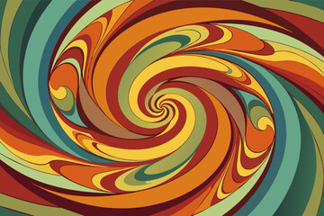 Aufkleber - Swirling and swirling patterns