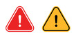 © Uswa KDT - Warning Icon Set. for mobile concept and web design. vector illustration