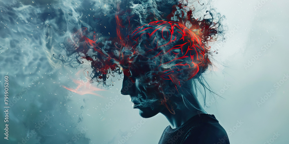 Wahn Schizophrenia: The Hallucinations and Delusions - Visualize a person ...