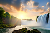 Waterfalls (e.g. Niagara Falls, Victoria Falls)