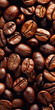 roasted coffee beans on a dark background. can be used as a background
