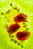 Fototapeta  - różne smaczne, zdrowe i kolorowe owoce tropikalne
