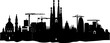 © designknowledge - Simple 2D Vector of Barcelona Skyline, Clean and Crisp