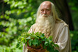 © Echelon IMG - old druid or wizard in the forest, nature philosophy, irish folklore, healer