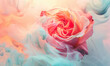 pink rose background, smoke background