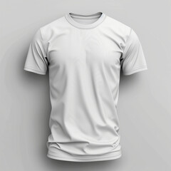 Wall Mural - White t-shirt mockup front and back showing different angles of shirt can be used for multipurpose