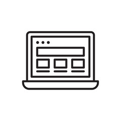 Website Icon - Layout Icon