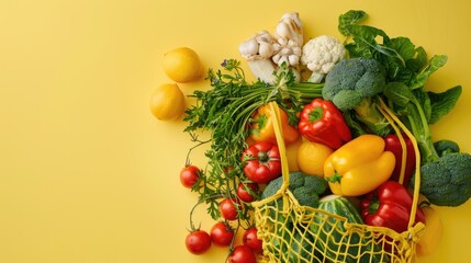  Various Vegetables in Mesh Bag